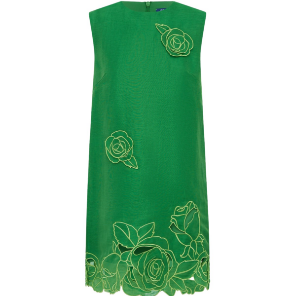 Leo Lin Yvonne Appliqué Mini Dress - Leo Lin Dress - Australian Luxury Fashion - Shop at Coveti