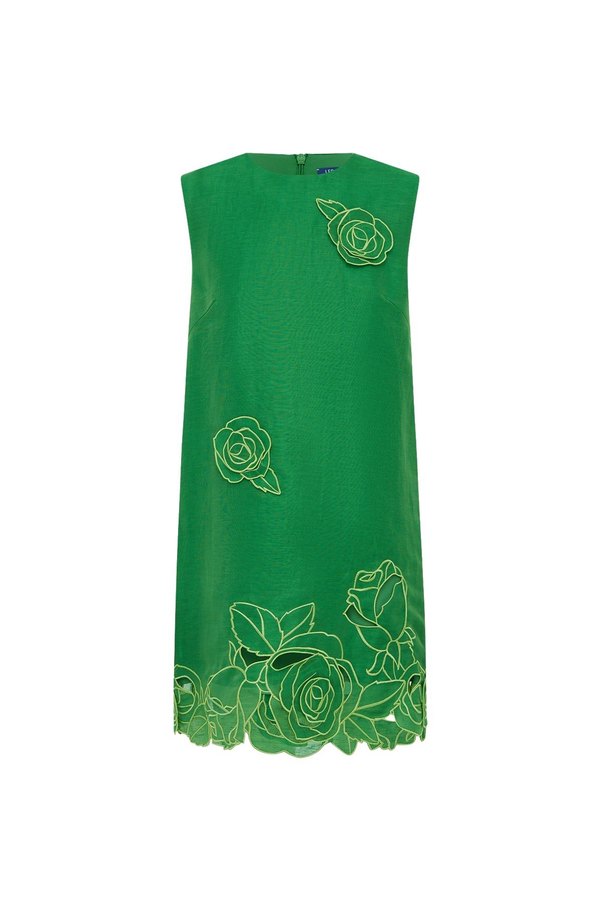 Leo Lin Yvonne Appliqué Mini Dress