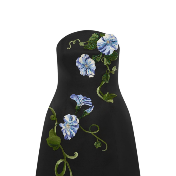 Leo Lin Zaria Appliqué Floral Bustier Mini Dress - Leo Lin Dress - Australian Luxury Fashion - Shop at Coveti