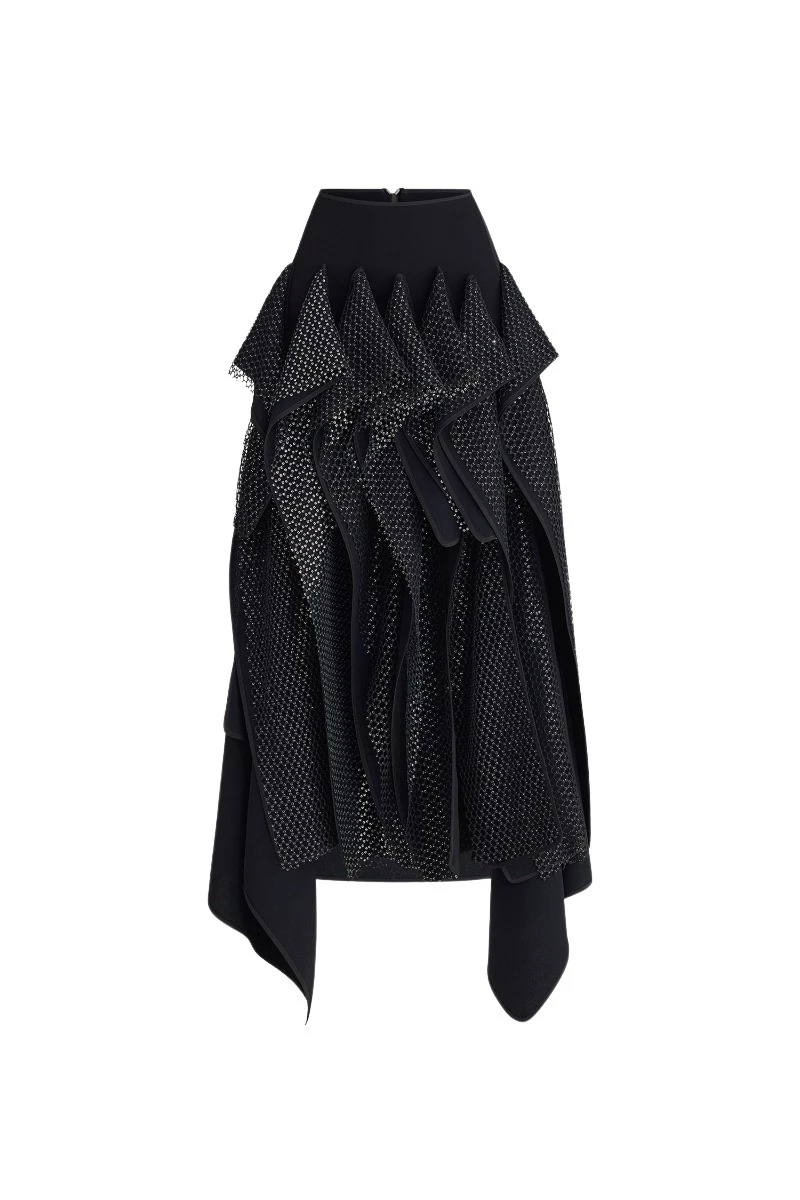Maticevski-Digital-Panel-Skirt94578_nobg Maticevski - Maticevski Skirts - Sculptural Evening Wear - Shop at Coveti