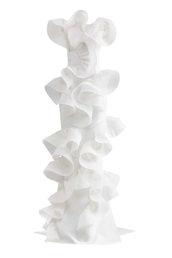 Maticevski Indulgence Ruffle Gown
