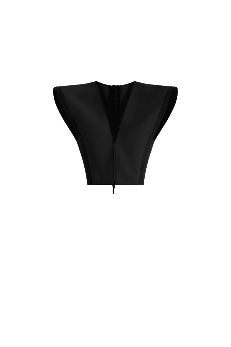 Maticevski-Kombat-Top62521_nobg Maticevski - Maticevski Tops - Sculptural Evening Wear - Shop at Coveti