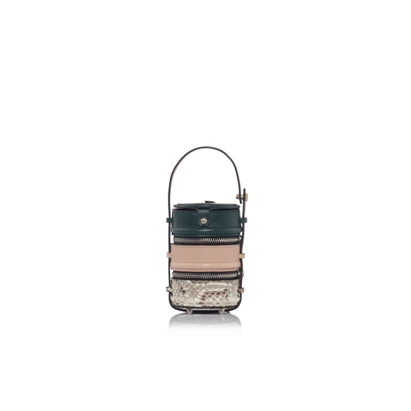 Nasha Mekraksavanich Baby Pinto | Cactus - Nasha Multicolour - Architectural Luxury Bag at Coveti