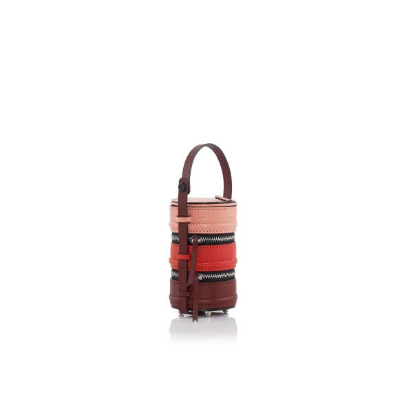 Nasha Mekraksavanich Baby Pinto | Chili - Nasha Multicolour - Architectural Luxury Bag at Coveti