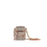 Nasha Mekraksavanich Baby Pinto Cube | Lure Crystal - Nasha Silver - Architectural Luxury Bag at Coveti