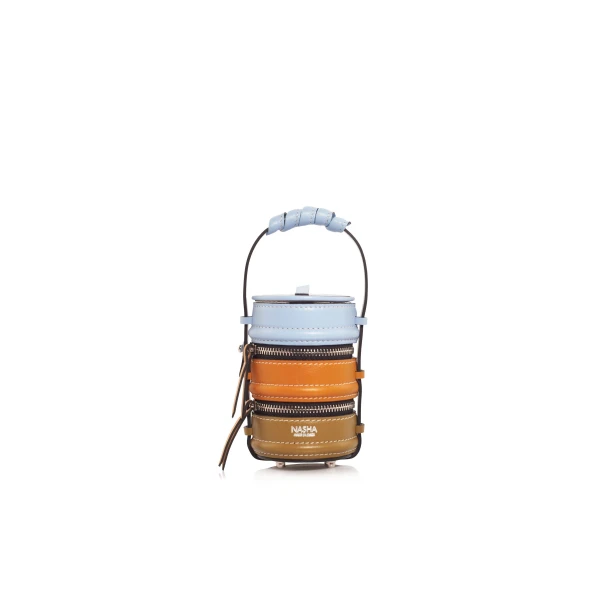 Nasha Mekraksavanich Baby Pinto | Hi5 - Nasha Multicolour - Architectural Luxury Bag at Coveti