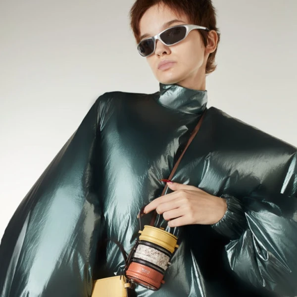 Nasha Mekraksavanich Baby Pinto | Honey Pie - Nasha Multicolour - Architectural Luxury Bag at Coveti