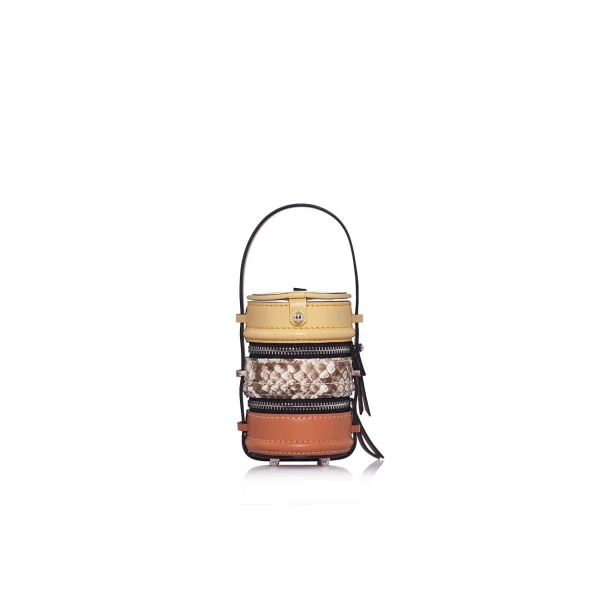 Nasha Mekraksavanich Baby Pinto | Honey Pie - Nasha Multicolour - Architectural Luxury Bag at Coveti