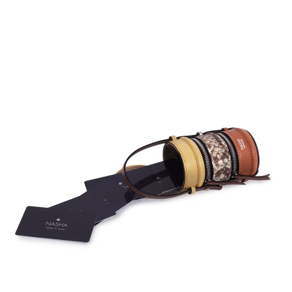 Nasha Mekraksavanich Baby Pinto | Honey Pie - Nasha Multicolour - Architectural Luxury Bag at Coveti
