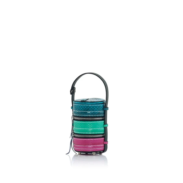 Nasha Mekraksavanich Baby Pinto Limited | Cabbage - Nasha Multicolour - Architectural Luxury Bag at Coveti