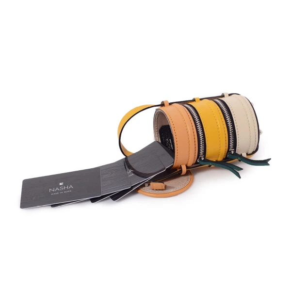 Nasha Mekraksavanich Baby Pinto | Pasta - Nasha Multicolour - Architectural Luxury Bag at Coveti