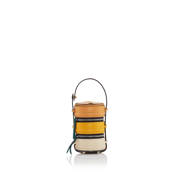 Nasha Mekraksavanich Baby Pinto | Pasta - Nasha Multicolour - Architectural Luxury Bag at Coveti