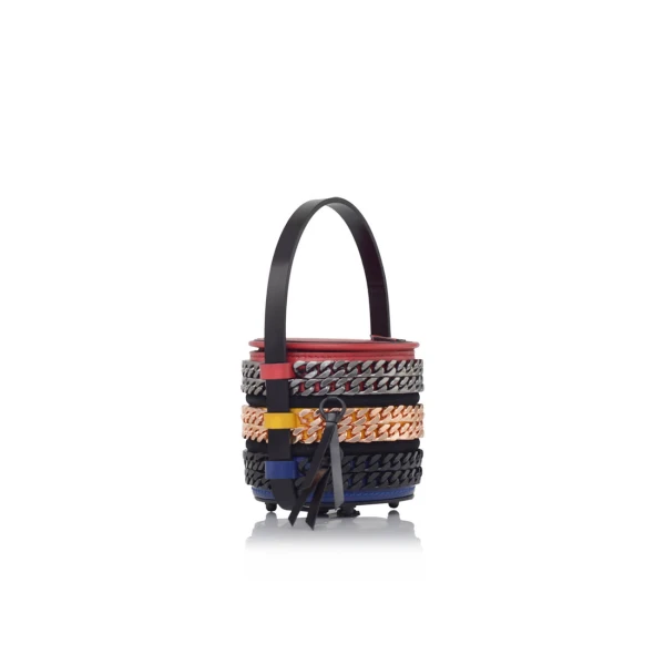 Nasha Mekraksavanich Baby Pinto Play | Primary Chain - Nasha Multicolour - Architectural Luxury Bag at Coveti