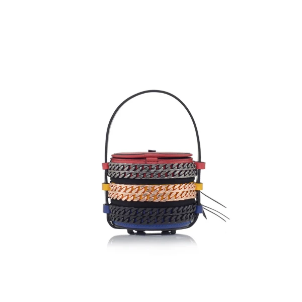 Nasha Mekraksavanich Baby Pinto Play | Primary Chain - Nasha Multicolour - Architectural Luxury Bag at Coveti