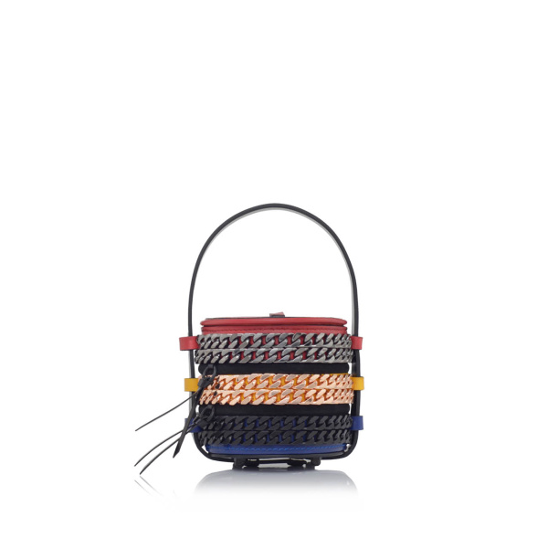 Nasha Mekraksavanich Baby Pinto Play | Primary Chain - Nasha Multicolour - Architectural Luxury Bag at Coveti