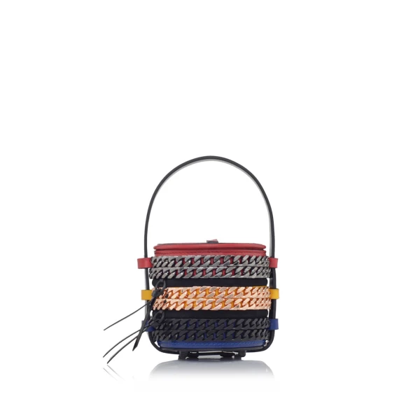 Nasha Mekraksavanich Baby Pinto Play | Primary Chain - Nasha Multicolour - Architectural Luxury Bag at Coveti