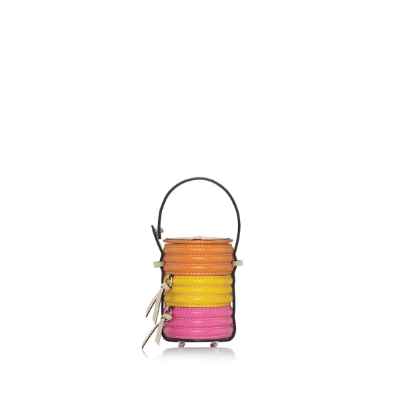 Nasha Mekraksavanich Baby Pinto Roll | Cupcake - Nasha Multicolour - Architectural Luxury Bag at Coveti
