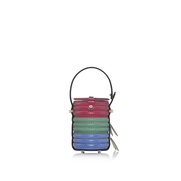 Nasha Mekraksavanich Baby Pinto Roll | Funk - Nasha Multicolour - Architectural Luxury Bag at Coveti