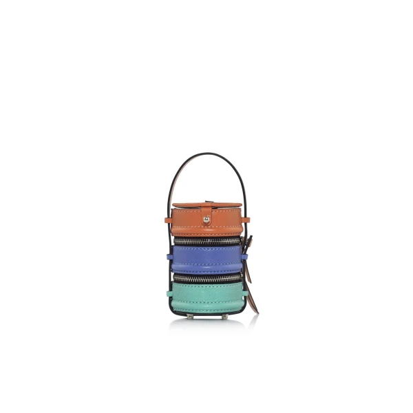 Nasha Mekraksavanich Baby Pinto | Spring - Nasha Multicolour - Architectural Luxury Bag at Coveti