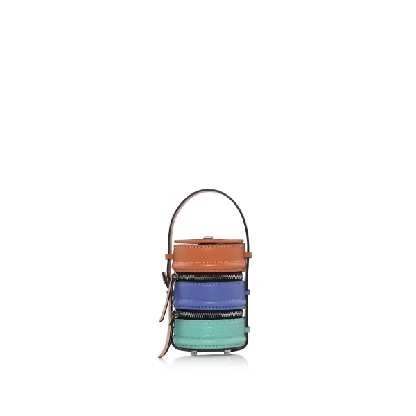 Nasha Mekraksavanich Baby Pinto | Spring - Nasha Multicolour - Architectural Luxury Bag at Coveti