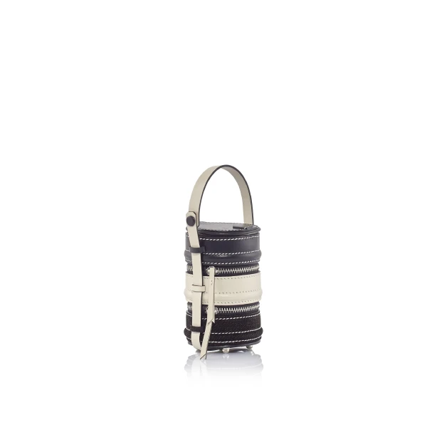Nasha Mekraksavanich Baby Pinto | Squid Ink - Nasha Multicolour - Architectural Luxury Bag at Coveti