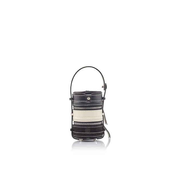 Nasha Mekraksavanich Baby Pinto | Squid Ink - Nasha Multicolour - Architectural Luxury Bag at Coveti