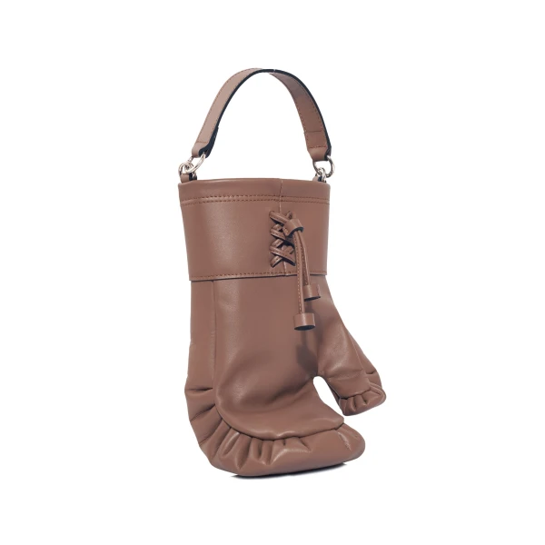 Nasha Mekraksavanich Boxer Heavy Weight | Acorn - Nasha Brown - Architectural Luxury Bag at Coveti