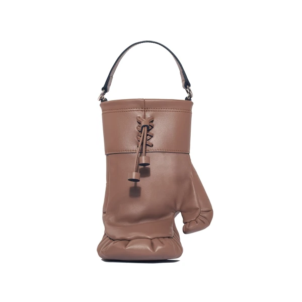 Nasha Mekraksavanich Boxer Heavy Weight | Acorn - Nasha Brown - Architectural Luxury Bag at Coveti