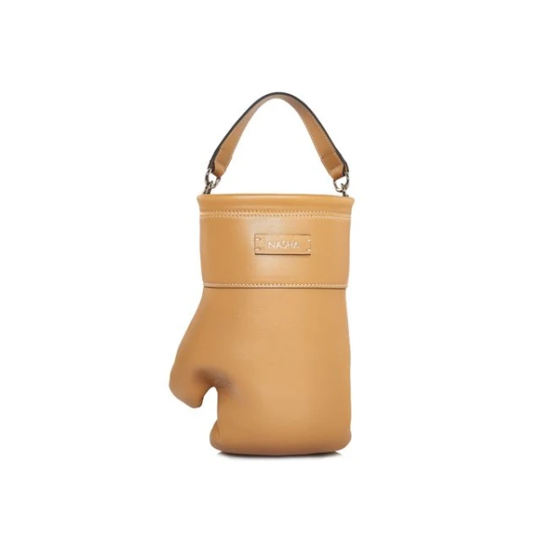 Nasha Mekraksavanich Boxer Heavy Weight | Biscuit - Nasha Beige - Architectural Luxury Bag at Coveti