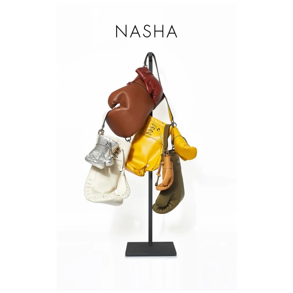 Nasha Mekraksavanich Boxer Heavy Weight | Black - Nasha Black - Architectural Luxury Bag at Coveti