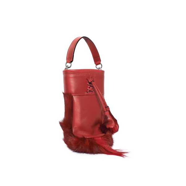 Nasha Mekraksavanich Boxer Heavy Weight | Bloody Punk - Nasha Red - Architectural Luxury Bag at Coveti