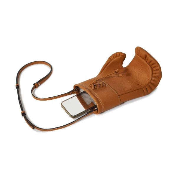 Nasha Mekraksavanich Boxer Heavy Weight | Camel - Nasha Brown - Architectural Luxury Bag at Coveti