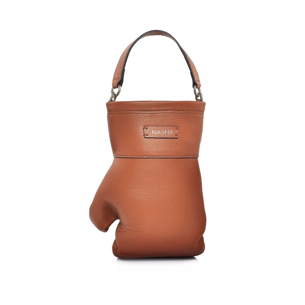 Nasha Mekraksavanich Boxer Heavy Weight | Chestnut - Nasha Brown - Architectural Luxury Bag at Coveti