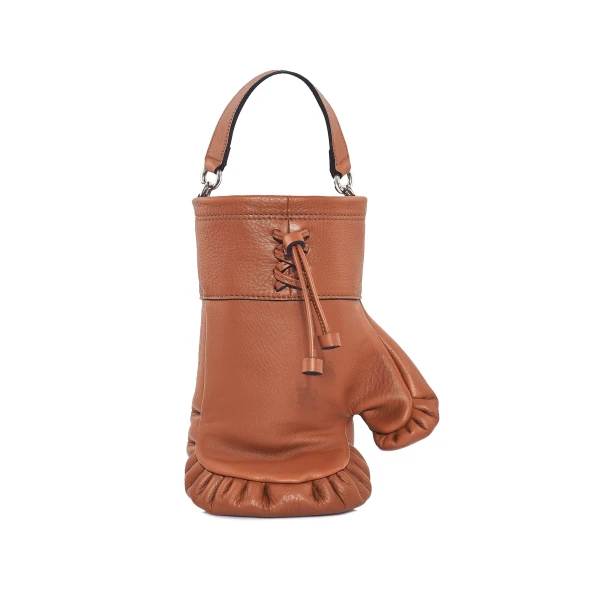 Nasha Mekraksavanich Boxer Heavy Weight | Chestnut - Nasha Brown - Architectural Luxury Bag at Coveti