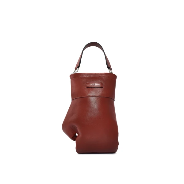 Nasha Mekraksavanich Boxer Heavy Weight | Crimson - Nasha Red - Architectural Luxury Bag at Coveti