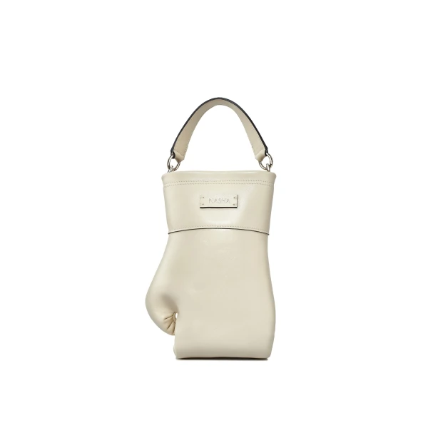 Nasha Mekraksavanich Boxer Heavy Weight | Ivory - Nasha Ivory - Architectural Luxury Bag at Coveti
