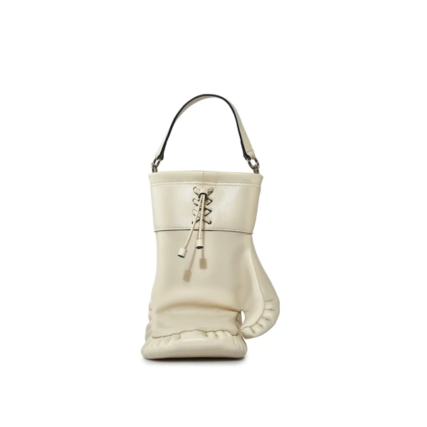 Nasha Mekraksavanich Boxer Heavy Weight | Ivory - Nasha Ivory - Architectural Luxury Bag at Coveti
