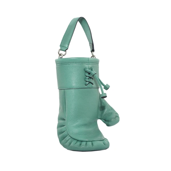 Nasha Mekraksavanich Boxer Heavy Weight | Malachite - Nasha Green - Architectural Luxury Bag at Coveti