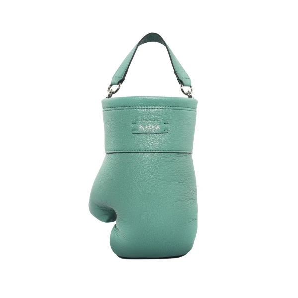 Nasha Mekraksavanich Boxer Heavy Weight | Malachite - Nasha Green - Architectural Luxury Bag at Coveti