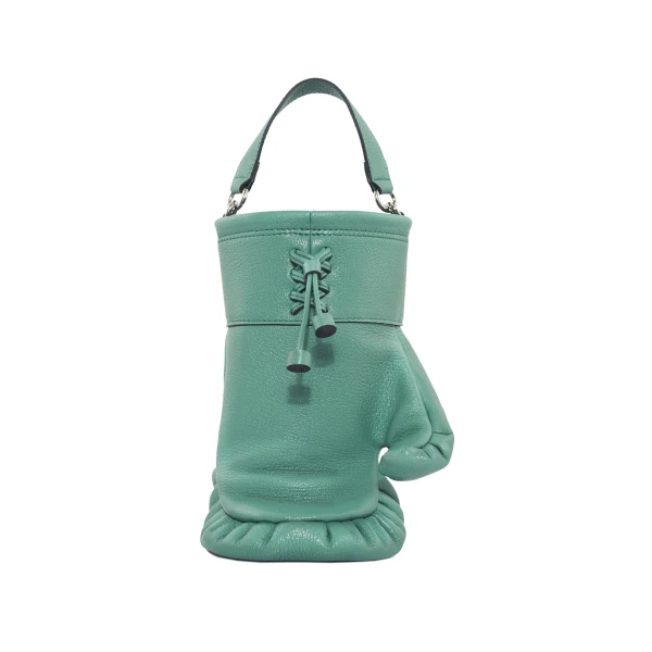 Nasha Mekraksavanich Boxer Heavy Weight | Malachite - Nasha Green - Architectural Luxury Bag at Coveti