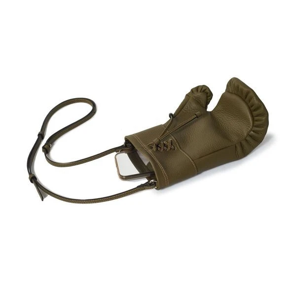 Nasha Mekraksavanich Boxer Heavy Weight | Olive - Nasha Green - Architectural Luxury Bag at Coveti