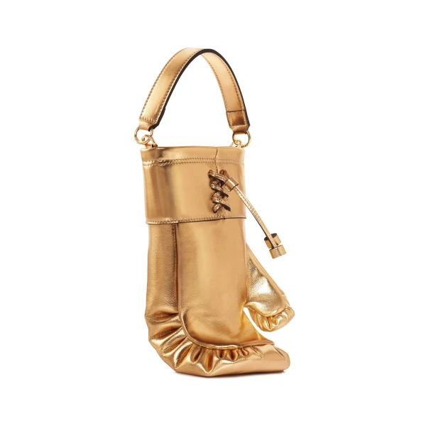 Nasha Mekraksavanich Boxer Heavy Weight | Shiny Gold - Nasha Gold - Architectural Luxury Bag at Coveti