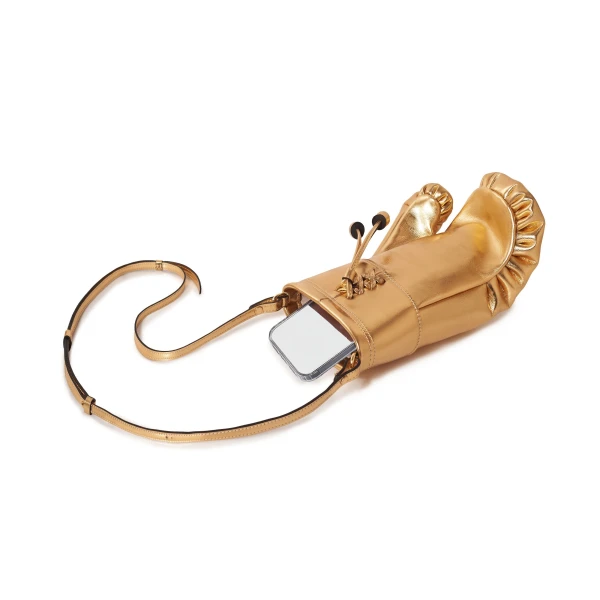 Nasha Mekraksavanich Boxer Heavy Weight | Shiny Gold - Nasha Gold - Architectural Luxury Bag at Coveti