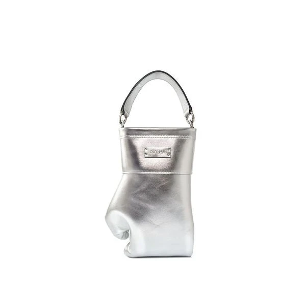 Nasha Mekraksavanich Boxer Heavy Weight | Silver - Nasha Silver - Architectural Luxury Bag at Coveti