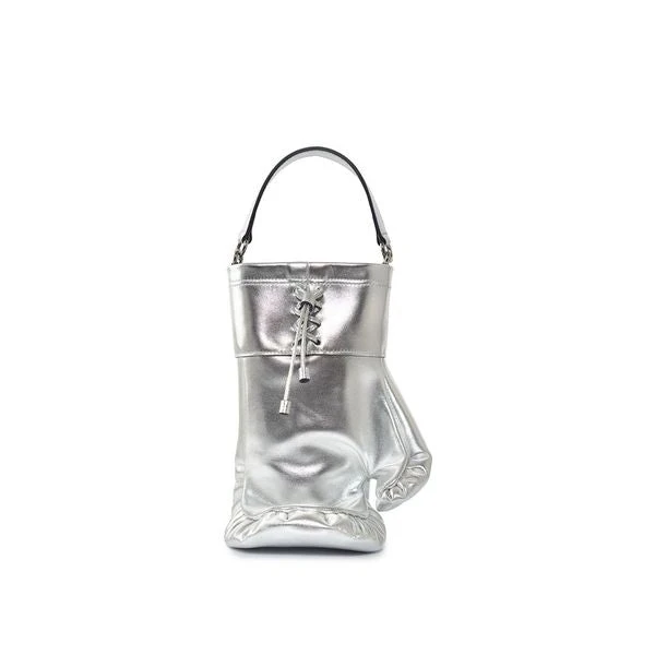 Nasha Mekraksavanich Boxer Heavy Weight | Silver - Nasha Silver - Architectural Luxury Bag at Coveti
