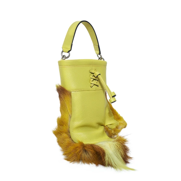 Nasha Mekraksavanich Boxer Heavy Weight | Smiley Punk - Nasha Yellow - Architectural Luxury Bag at Coveti
