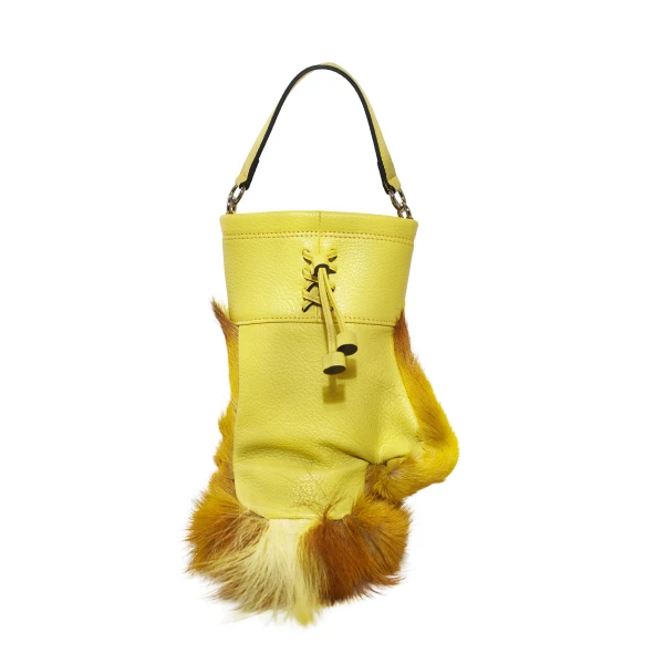 Nasha Mekraksavanich Boxer Heavy Weight | Smiley Punk - Nasha Yellow - Architectural Luxury Bag at Coveti