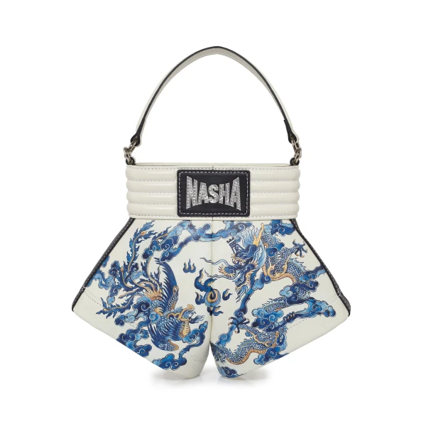 Nasha Mekraksavanich Boxer Shorts L Paint | China Blue - Nasha Multicolour - Architectural Luxury Bag at Coveti