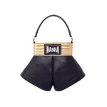 Nasha Mekraksavanich Boxer Shorts L | Shiny Gold&Black - Nasha Black - Architectural Luxury Bag at Coveti