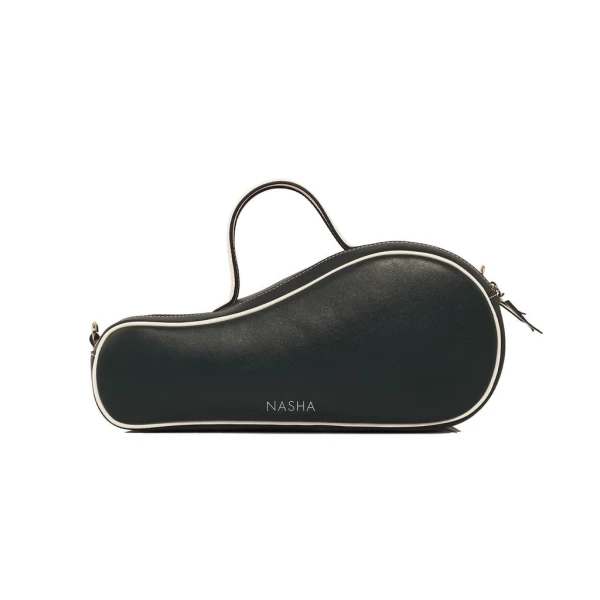 Nasha Mekraksavanich Mini Tennis Court | Green White (Pre-Order 7-14 Days) - Nasha Green - Architectural Luxury Bag at Coveti